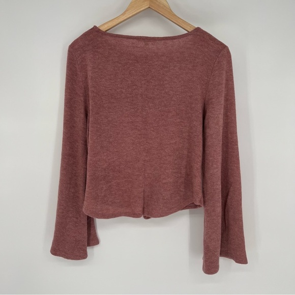 Gianni‎ Bini Thin Knit Tie Knot Sweater Flare Sleeves - Picture 8 of 8